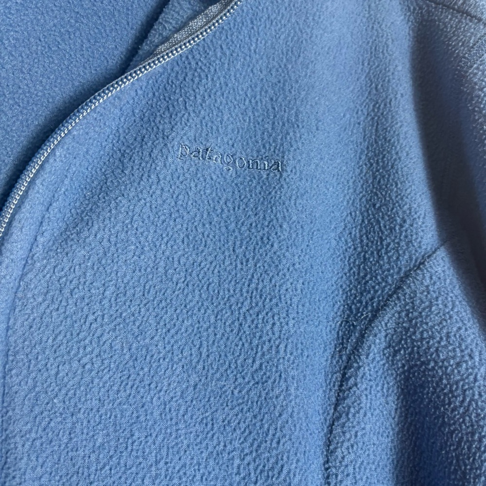 PATAGONIA SYNCHILLA Lightweight Zip-Up Fleece Jacket in Blue Size Small - Picture 5 of 7